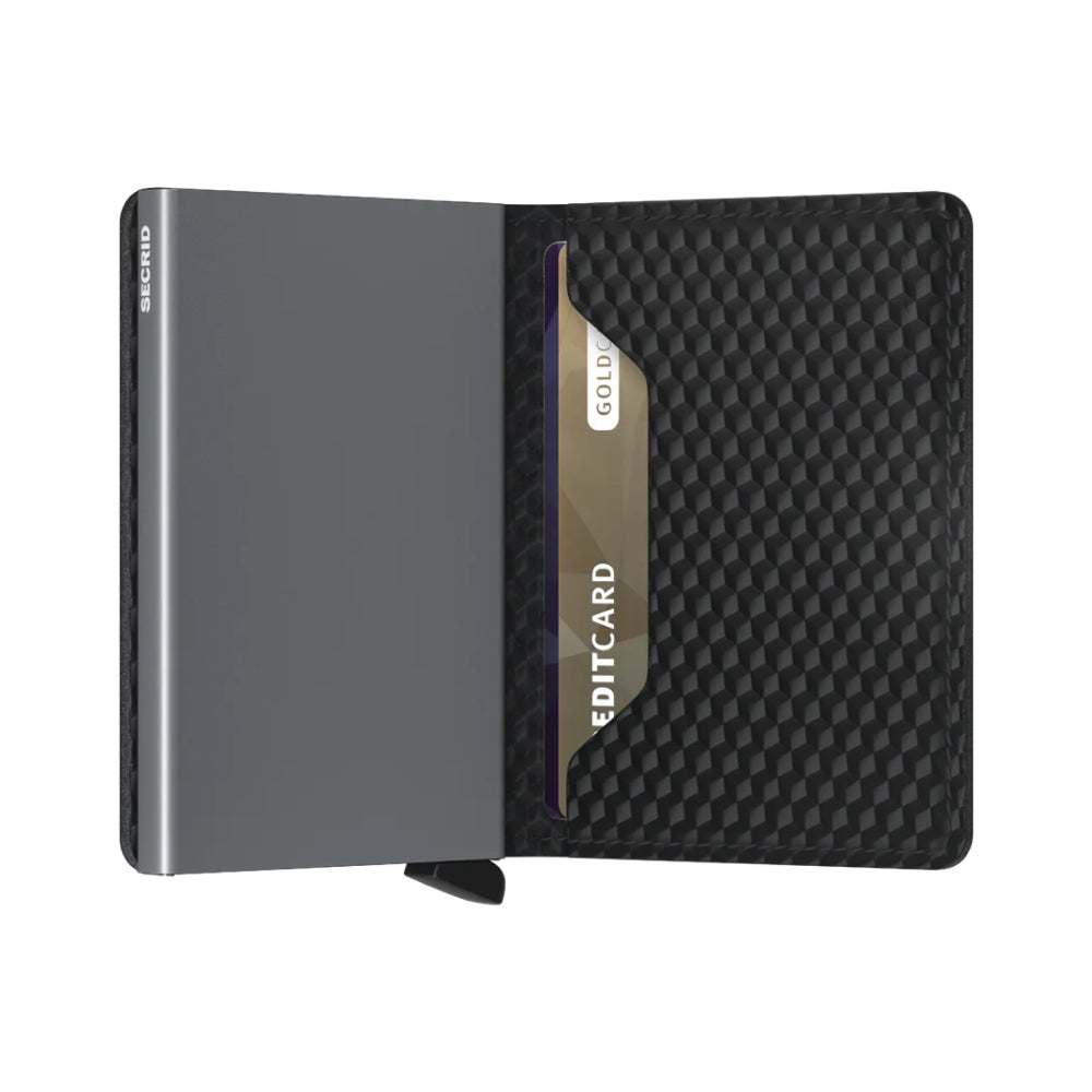 Secrid Slimwallet Cubic Black / Titanium