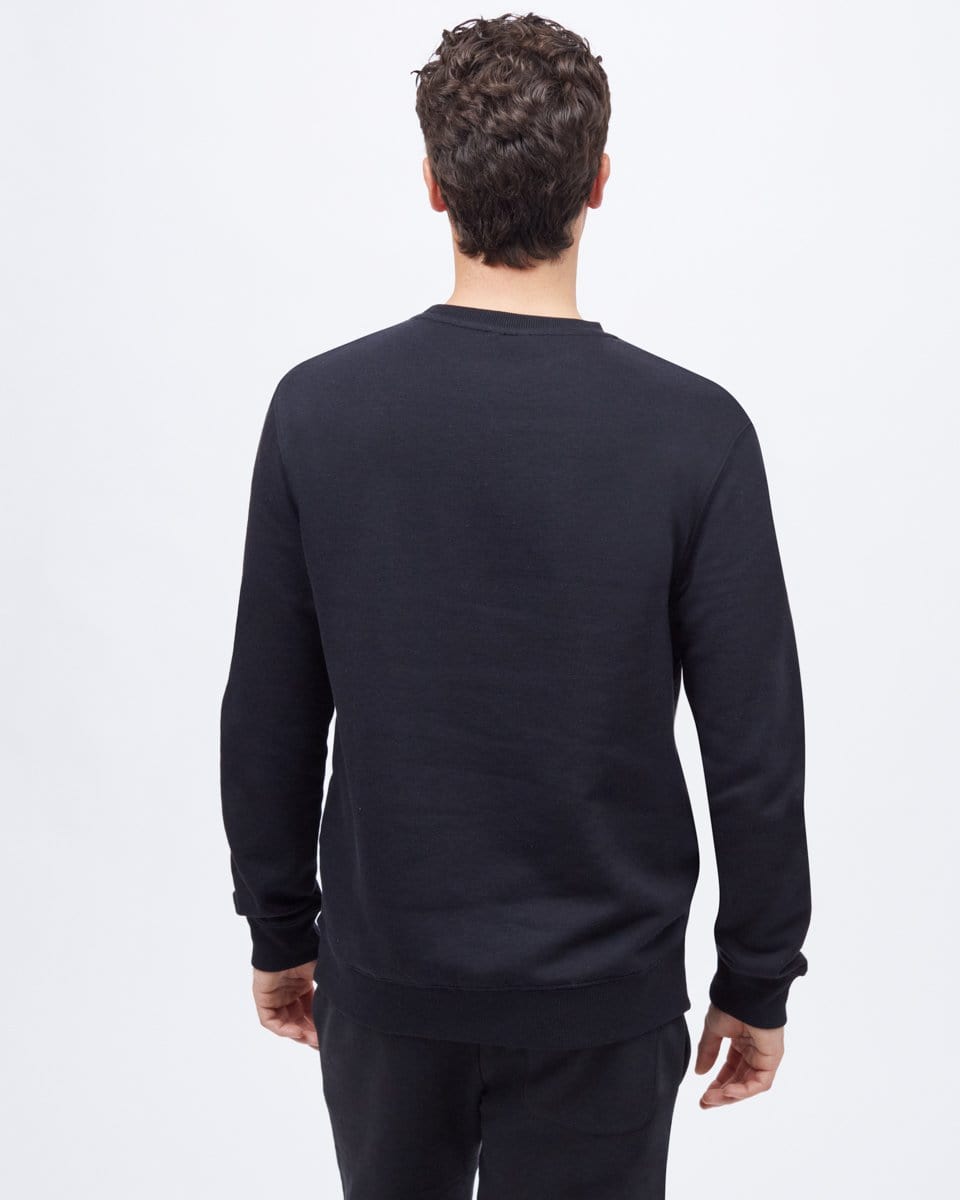 Men's TreeFleece Classic Crew - Black Back View