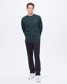 Men's TreeFleece Classic Crew - Green Front Full View