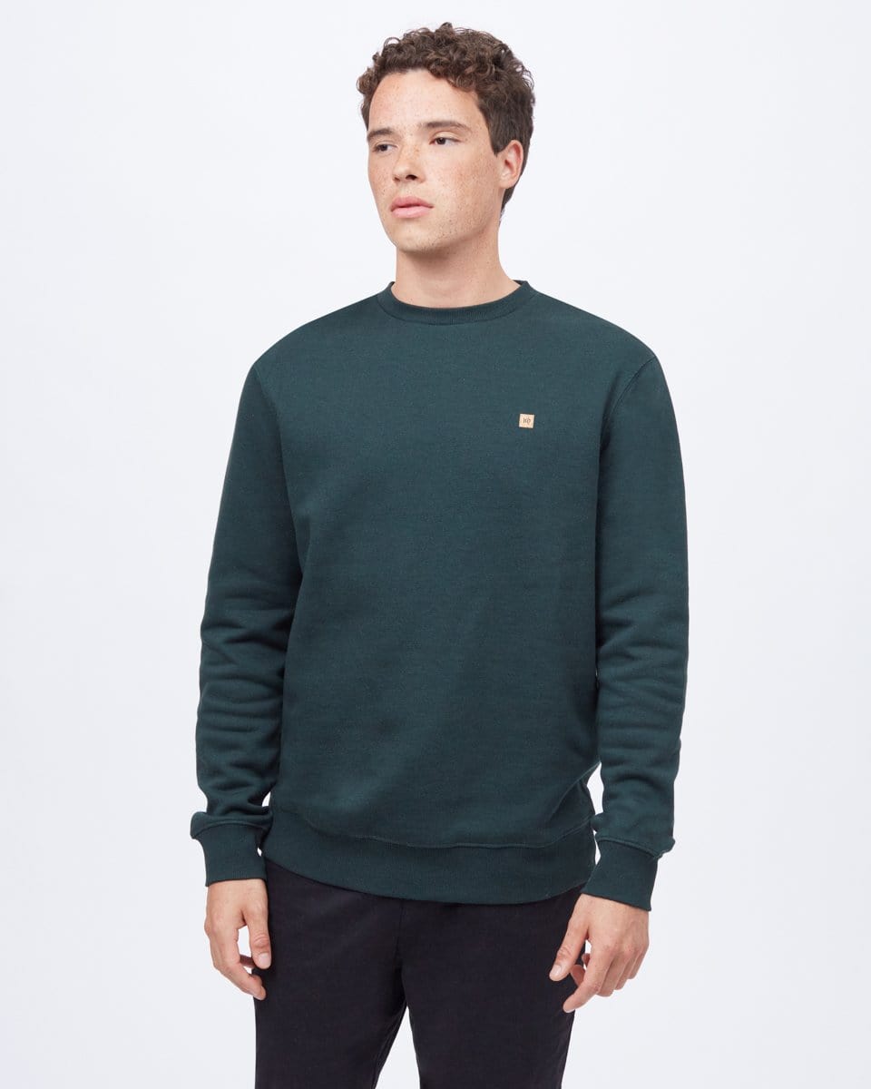 Men's TreeFleece Classic Crew - Green Front View