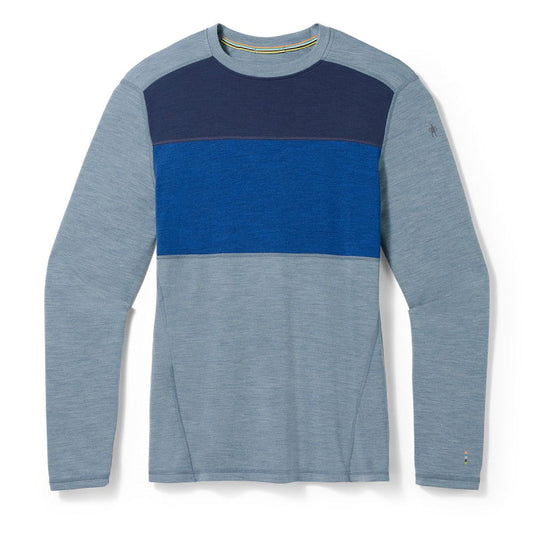 SmartWool Men's Classic Thermal Merino Baselayer Colorblock Crew